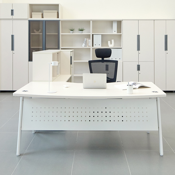 [ALN] 에이라인 팀장용 책상 국산 철제가림판