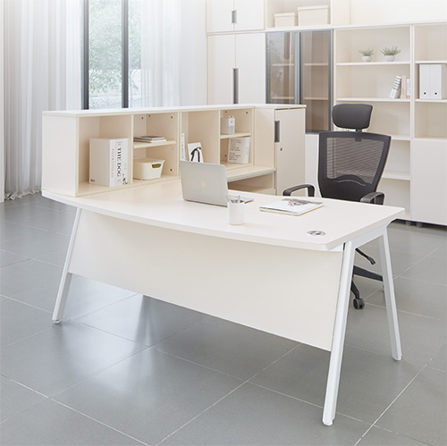 [ALN] 에이라인 팀장용 책상 국산 목재가림판