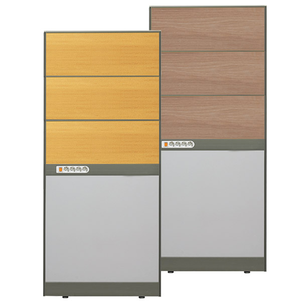 45T PVC 콘센트 우드파티션 H1800
